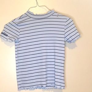 Justices crew neck lettuce tee ( NEVER BEEN WORN)